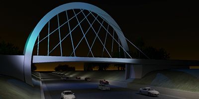 Iconic Bridge Structure for Metro Gold Line