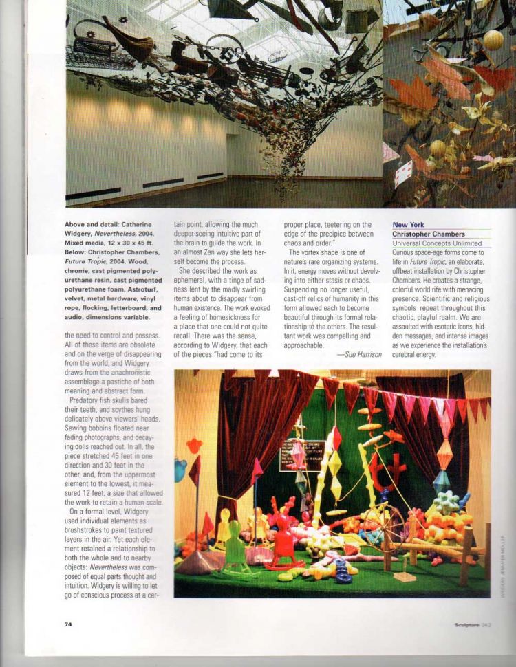 Sculpture Magazine - 2005